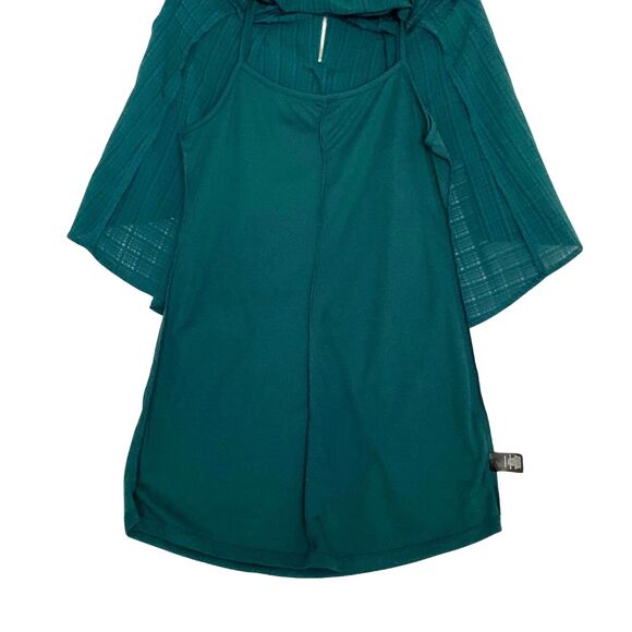 Be Bop Emerald Green Fit & Flare Dress - Picture 8 of 9